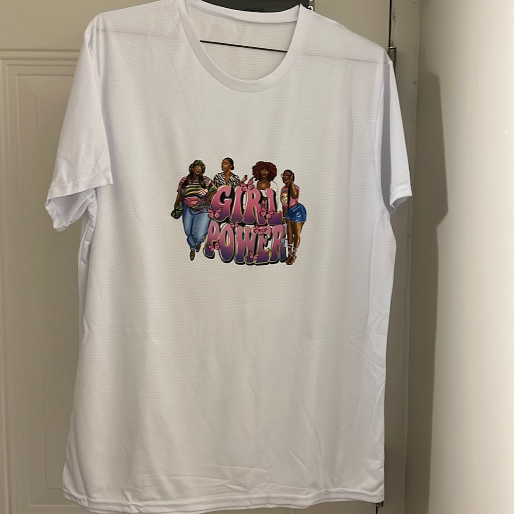 Custom made Girl power T shirt